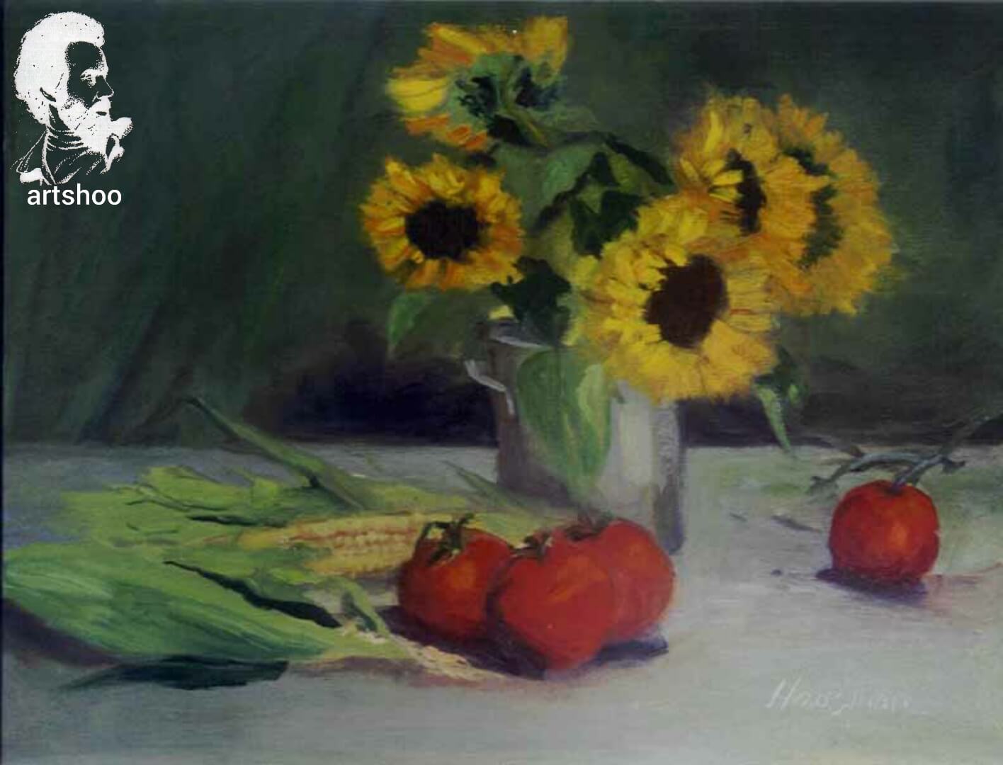 آموزش نقاشی رنگ روغن